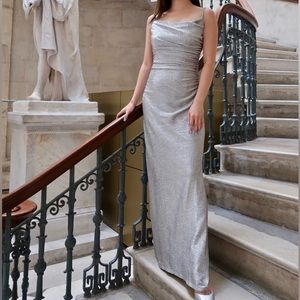 Silver Formal Dress